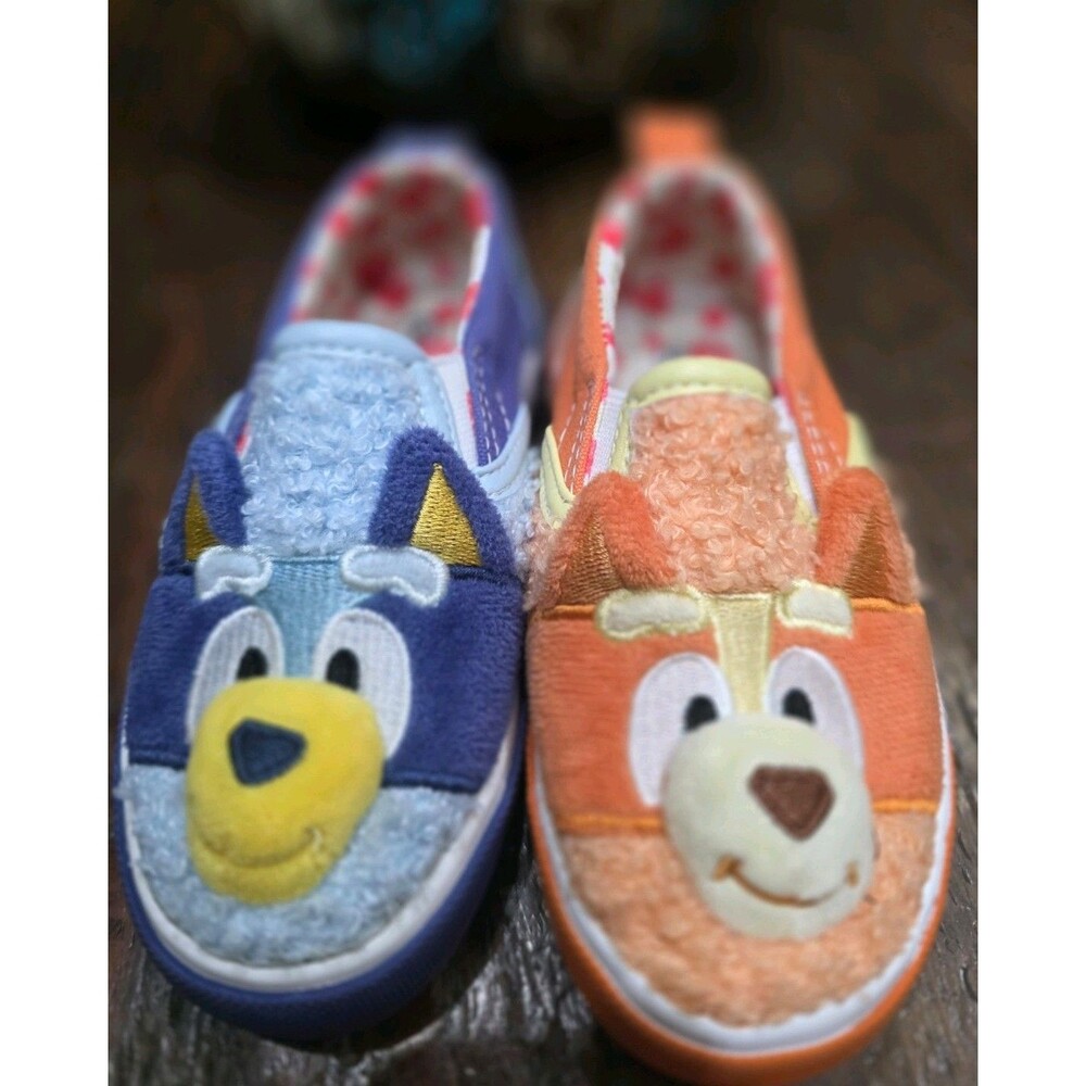 Toddler Ground Up Bluey Slip On Sneakers Size 8